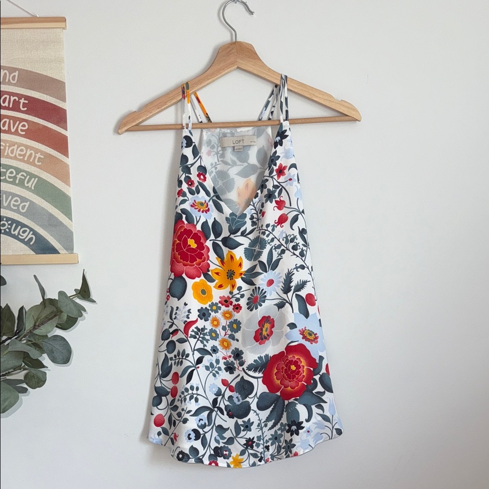 LOFT SP Floral Tank Top
